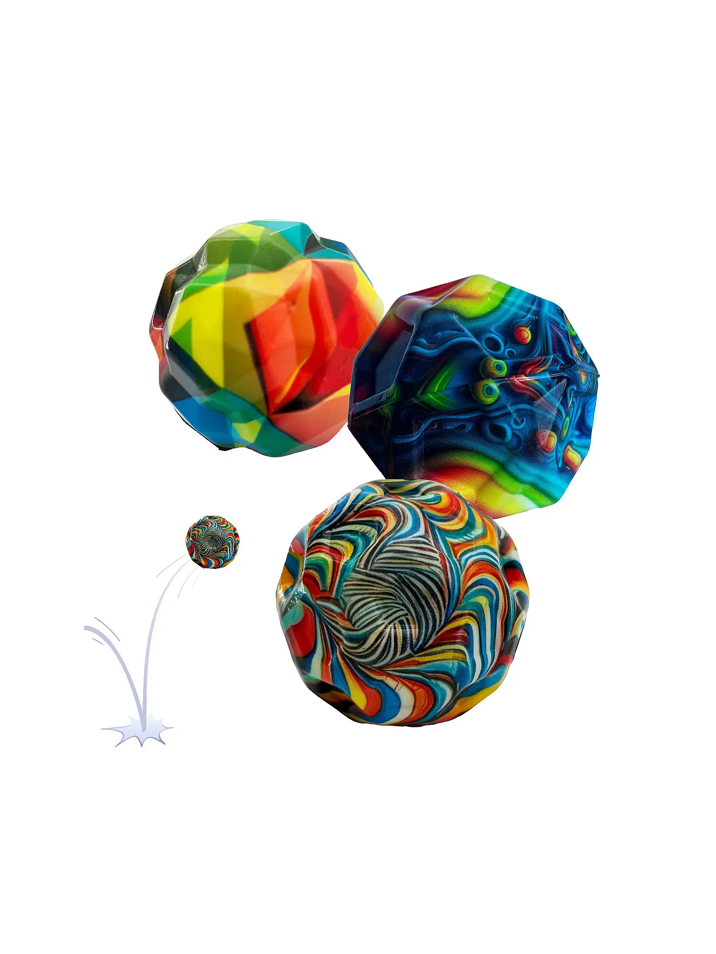 SCHILDKRÖT | High Bounce Balls 3er Set | 